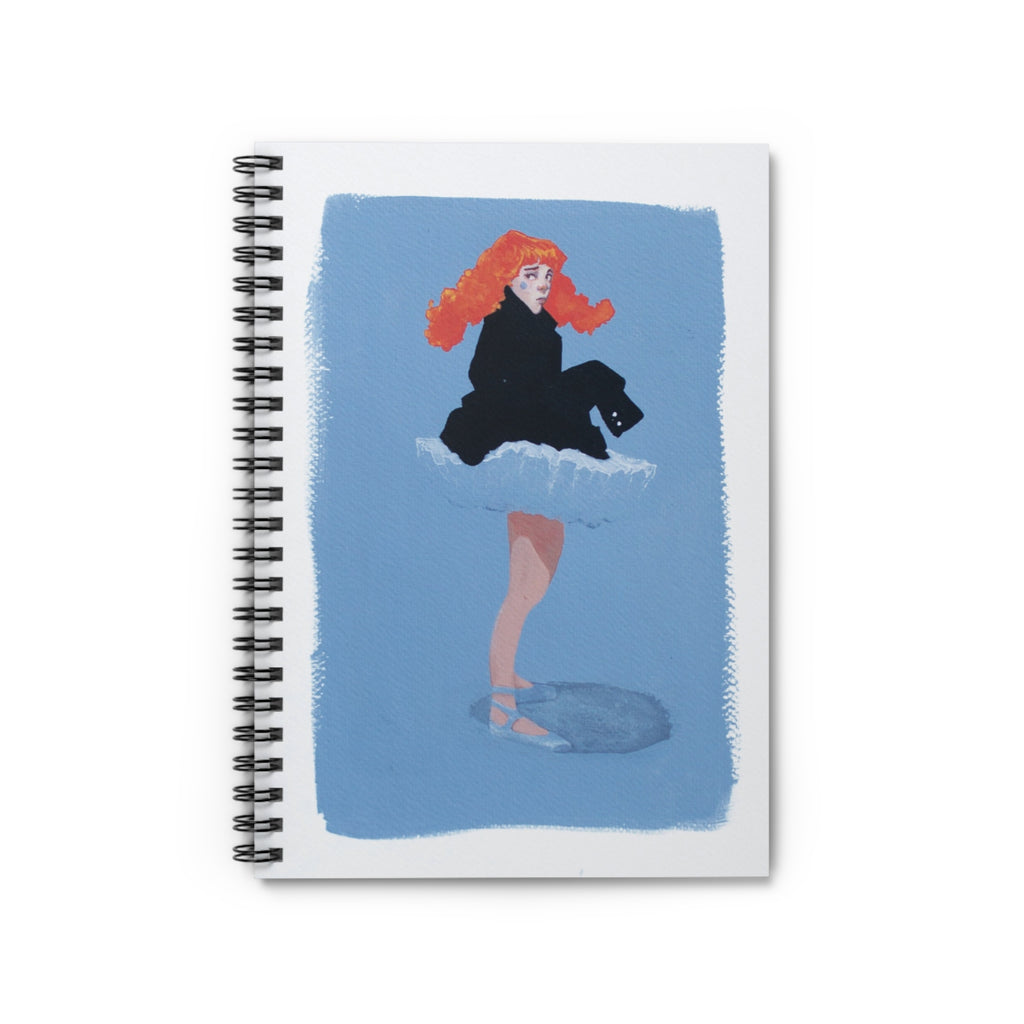 Spiral Notebook - Sad Clown Ruled Line