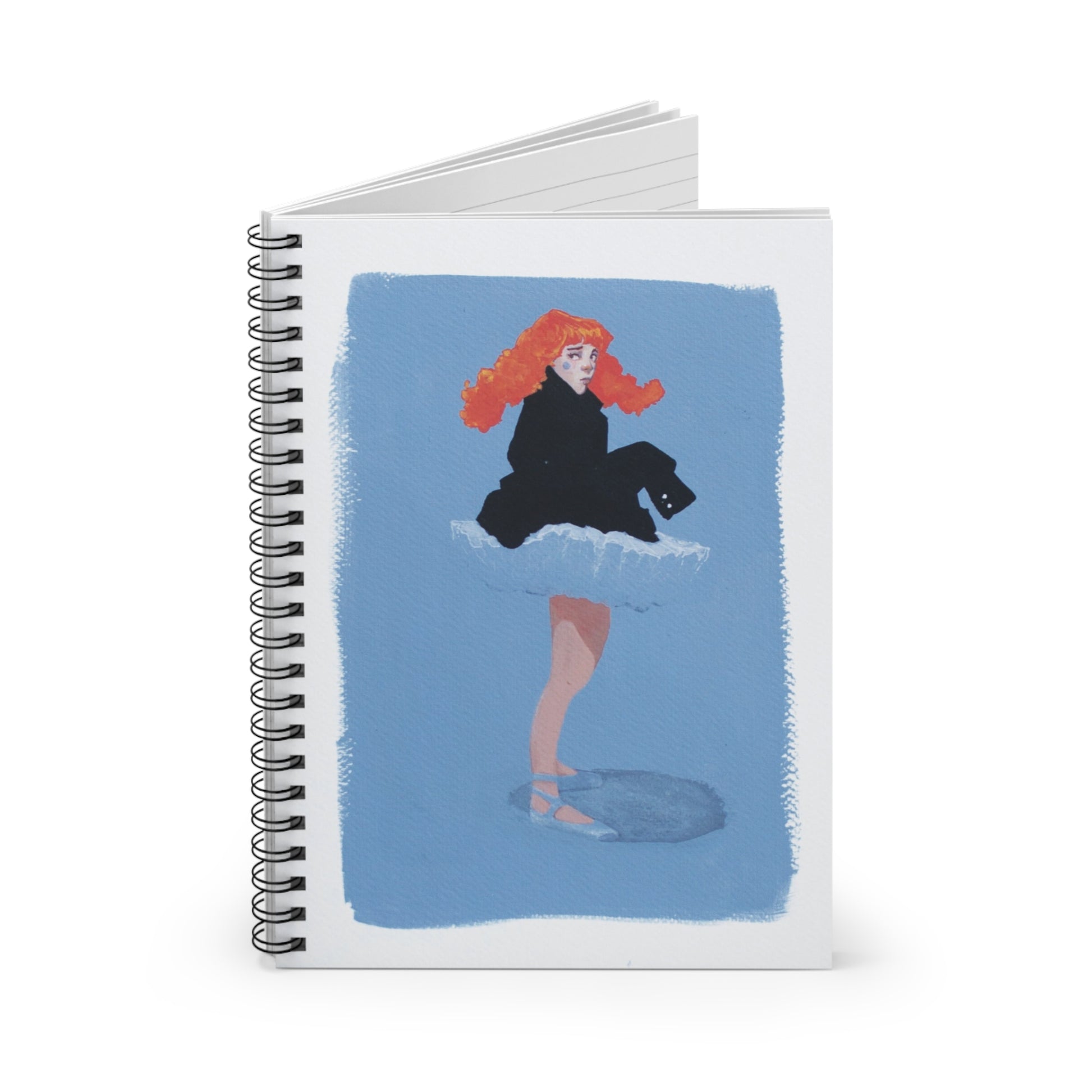 Spiral Notebook - Sad Clown Ruled Line