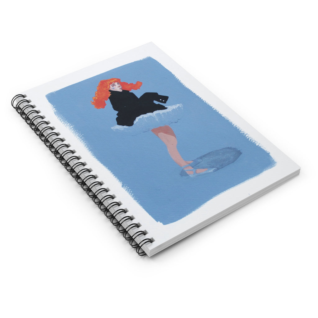 Spiral Notebook - Sad Clown Ruled Line